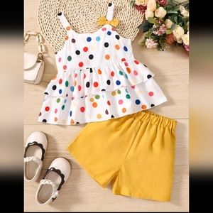 Polka dot 2 piece set